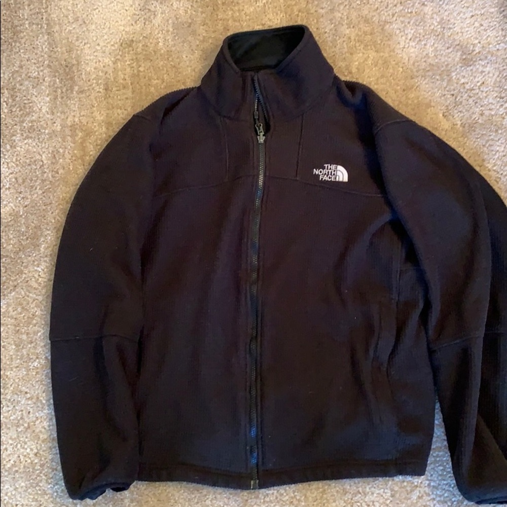 The north face zip up turtle neck